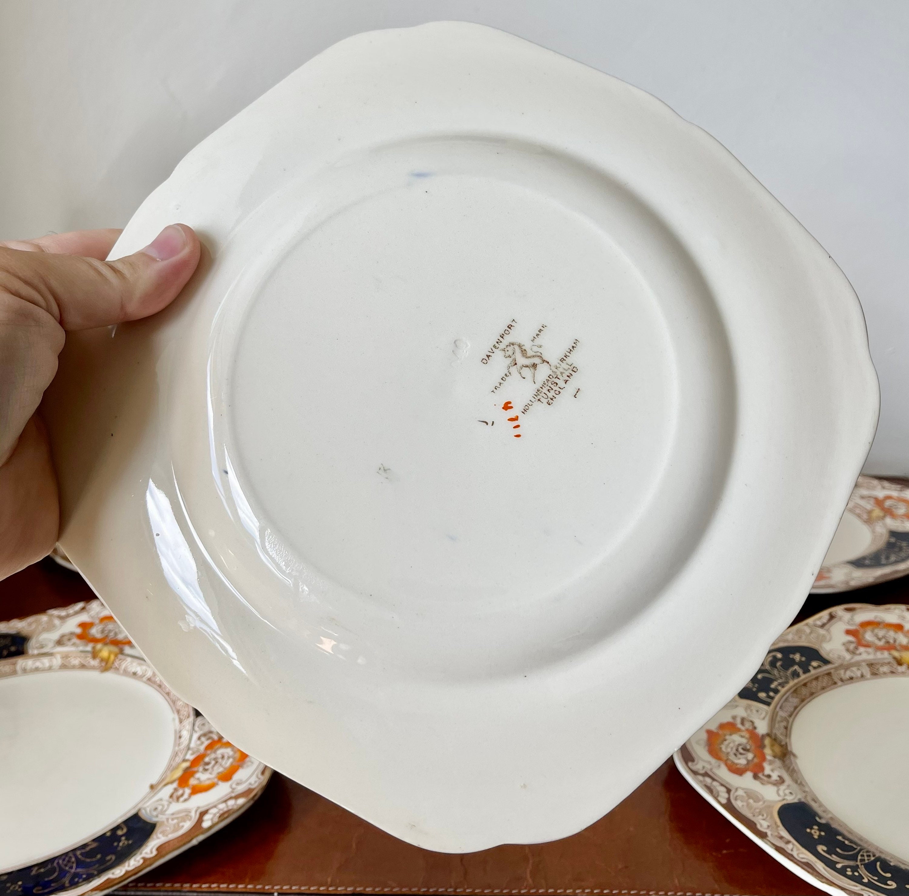 Hollinshead & Kirkham Tunstall England Davenport Dinner Etsy