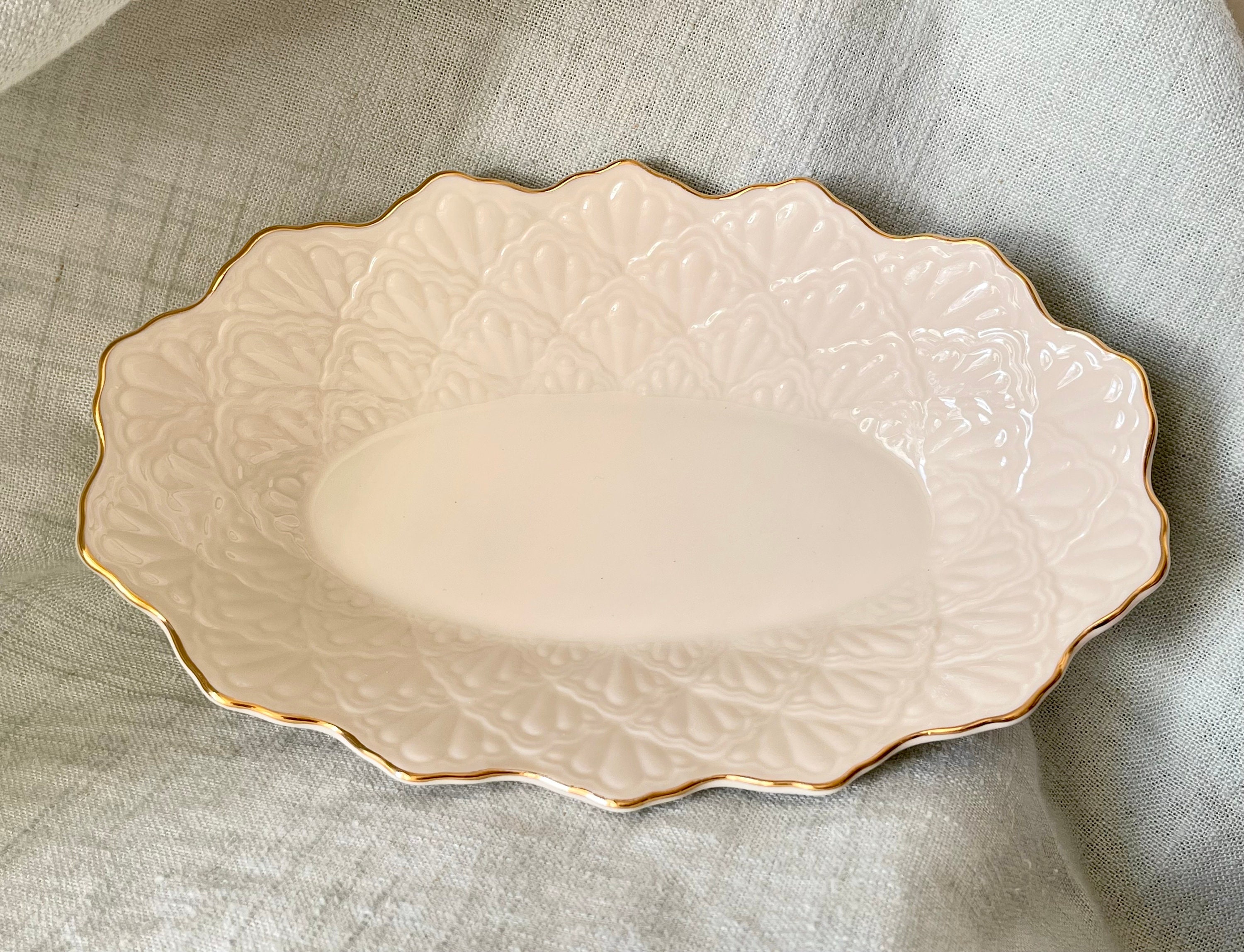 Lenox Serving Bowl Vintage Lenox Cream Bone China Made in the