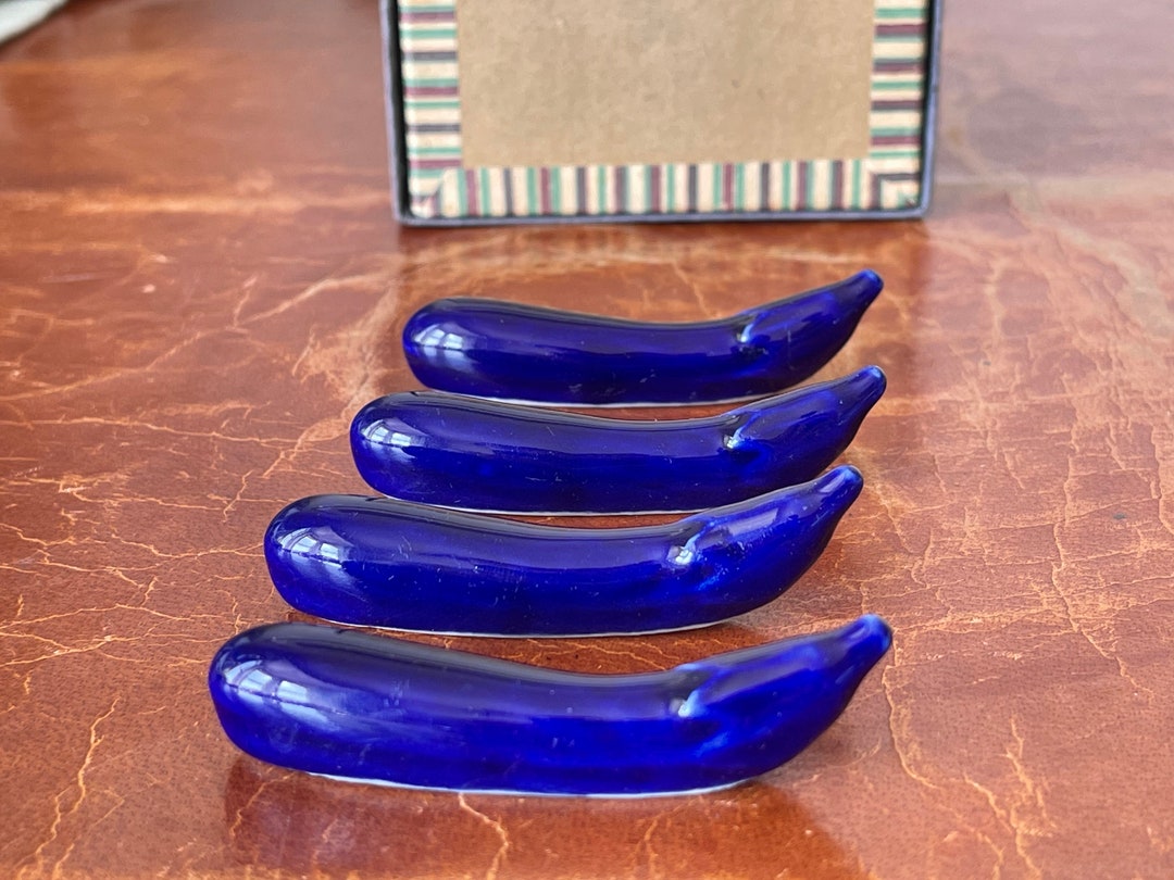 8 Porte-baguettes En Forme De Baleines - Métal Argenté - Lot Occasion