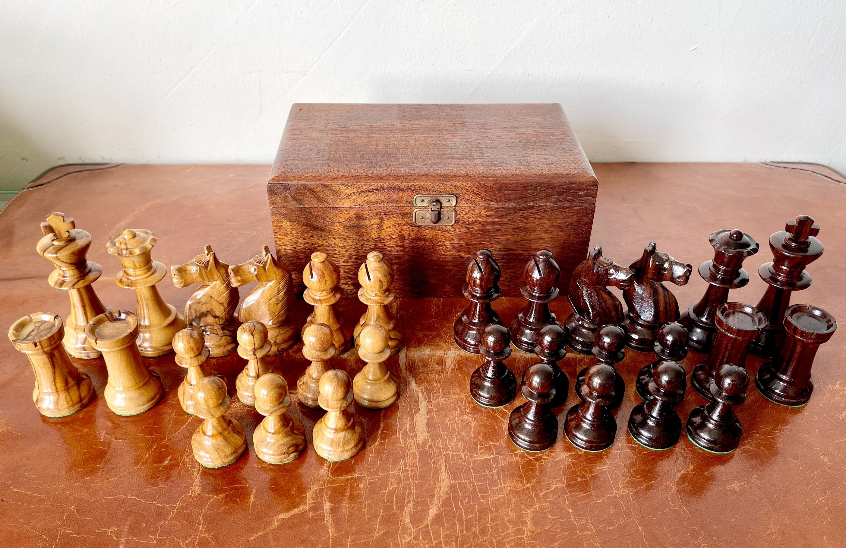 13 Luxury Desktop Archers Metal Chess Set with Case