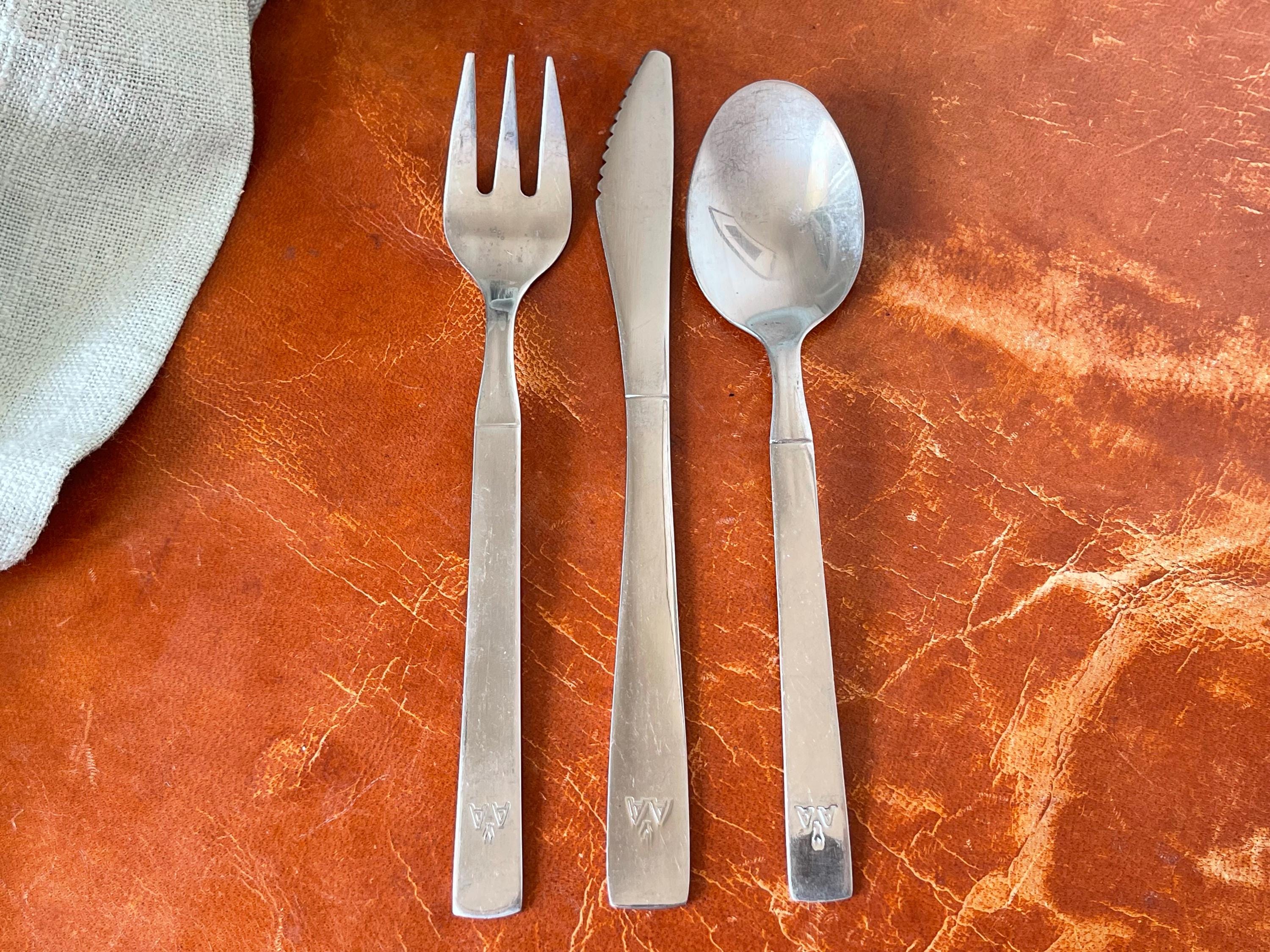 Vintage American Airlines Silverware First Class Place Setting Set