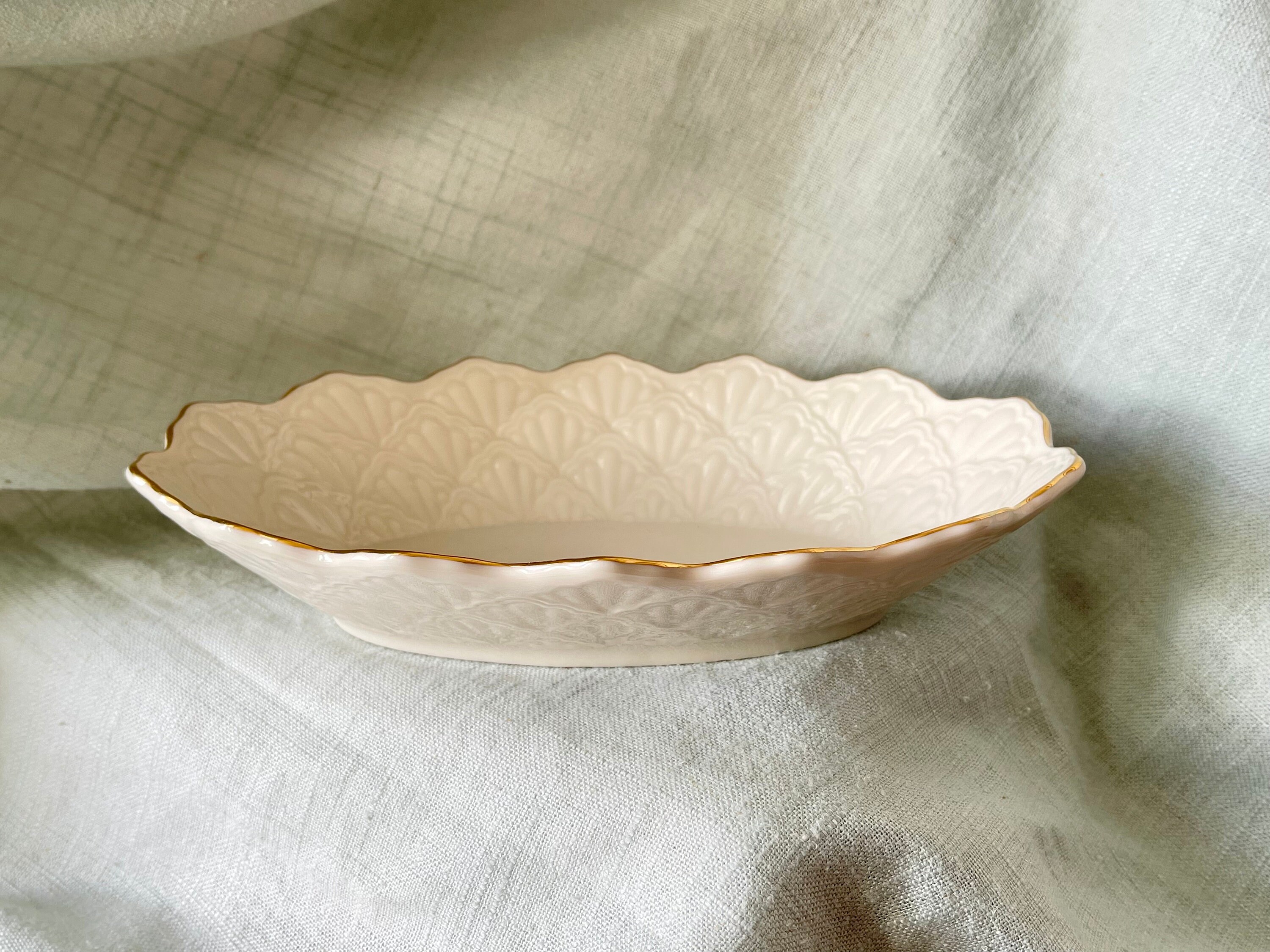 Lenox Serving Bowl Vintage Lenox Cream Bone China Made in the