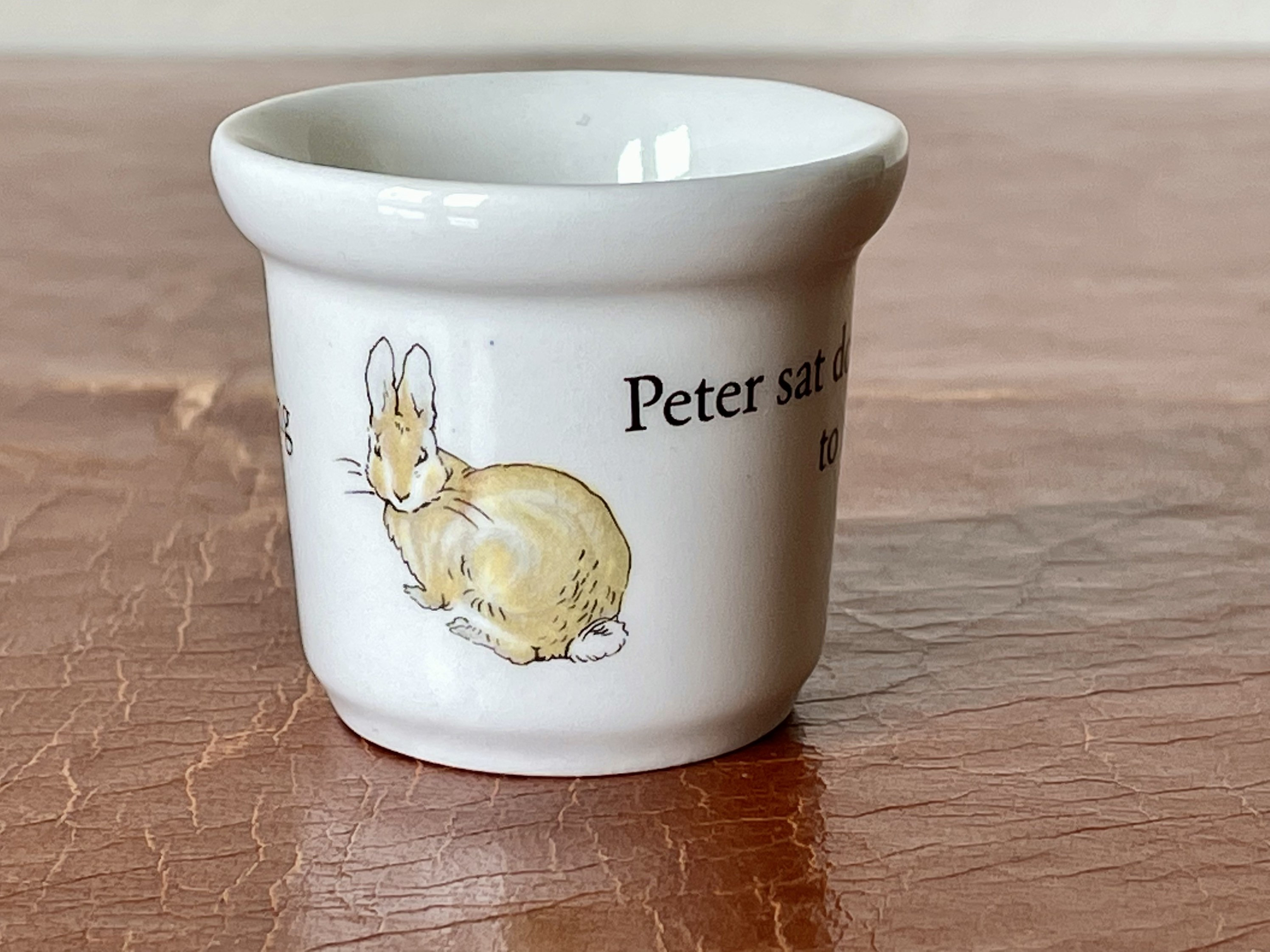 Vintage Wedgwood Peter Rabbit Egg Cup/ Vintage 1980s Beatrix Etsy