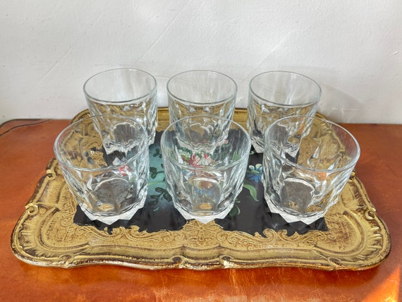 French Whiskey Glasses Set Of 8 Arcoroc France Rocks Cocktail Etsy Osterreich