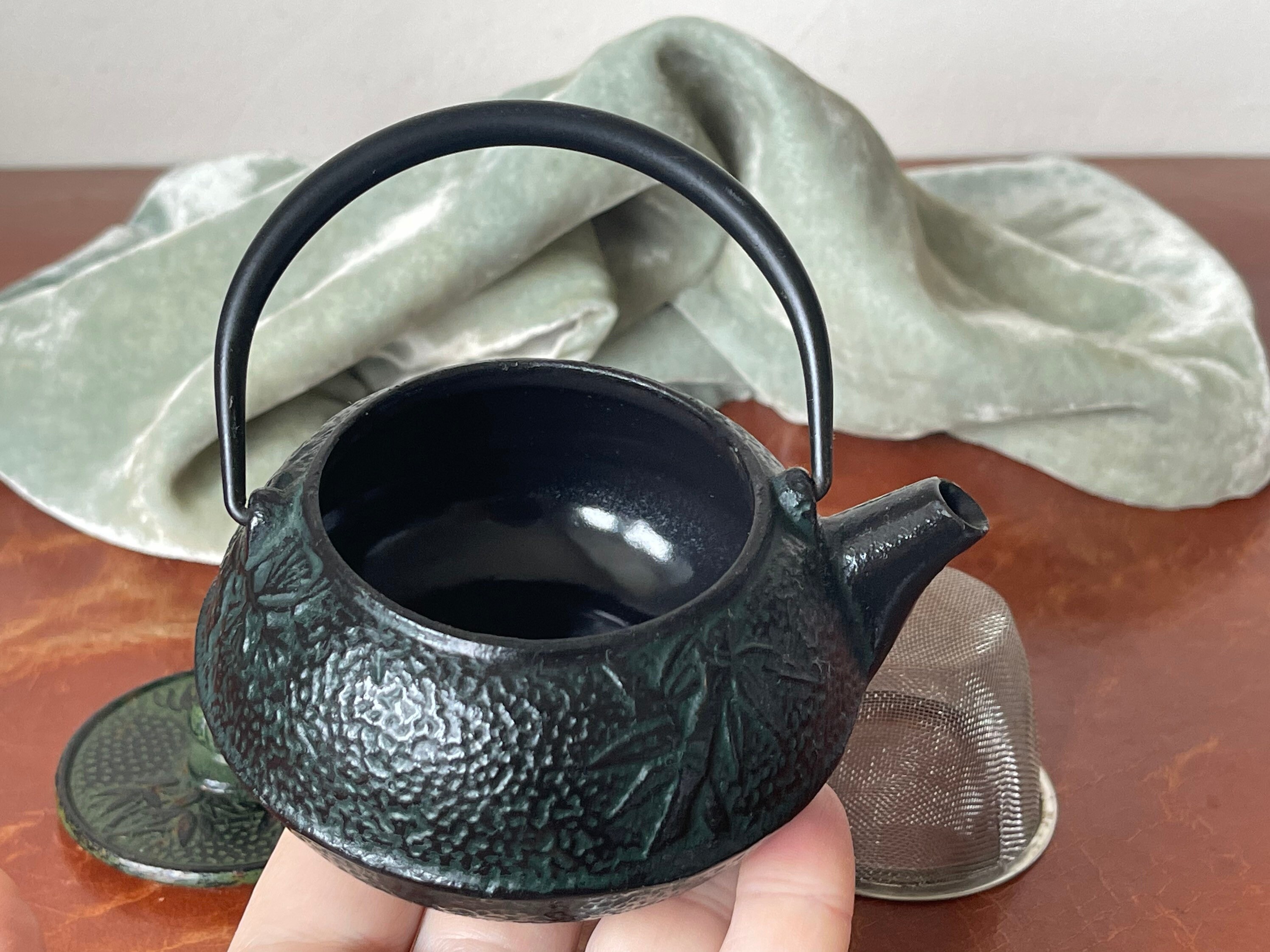 Japanese Ironware Tetsubin Teapot Nanbu Tekki Iron Pot in a Etsy