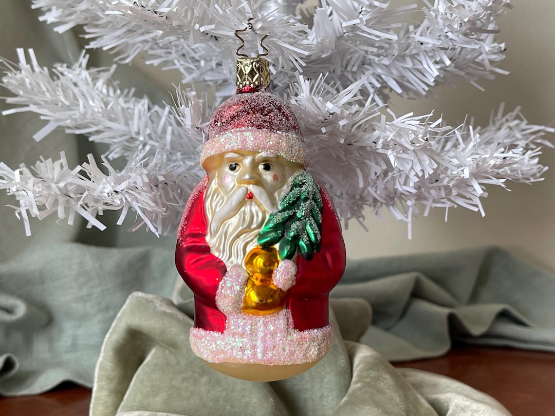 Vintage German Santa Claus Christmas Ornament Inge Glas Christmas Glass ...