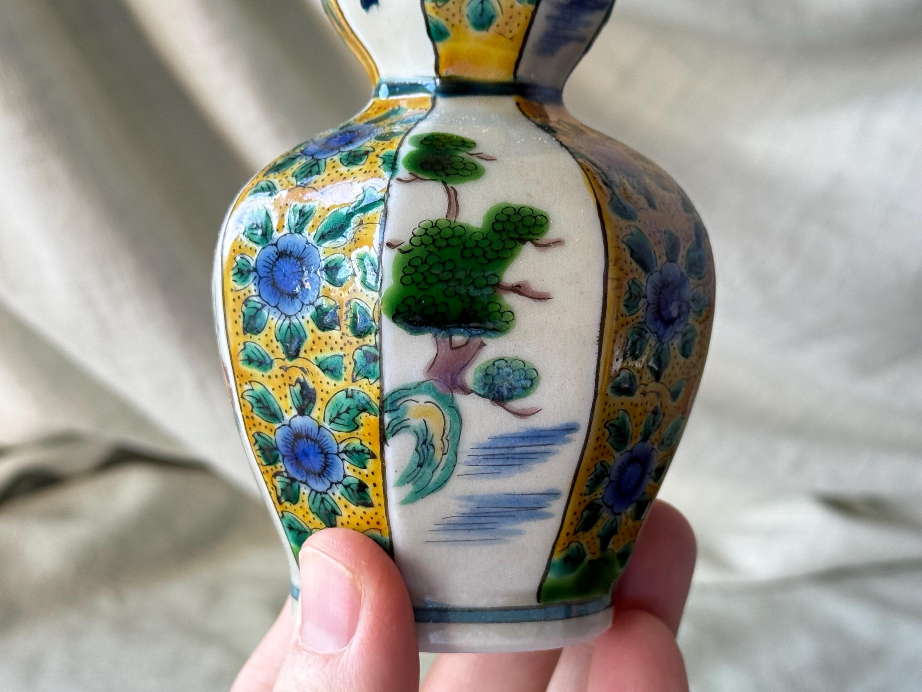 Vintage Sake Bottle 1950's Double Gourd Shaped Sake Pourer