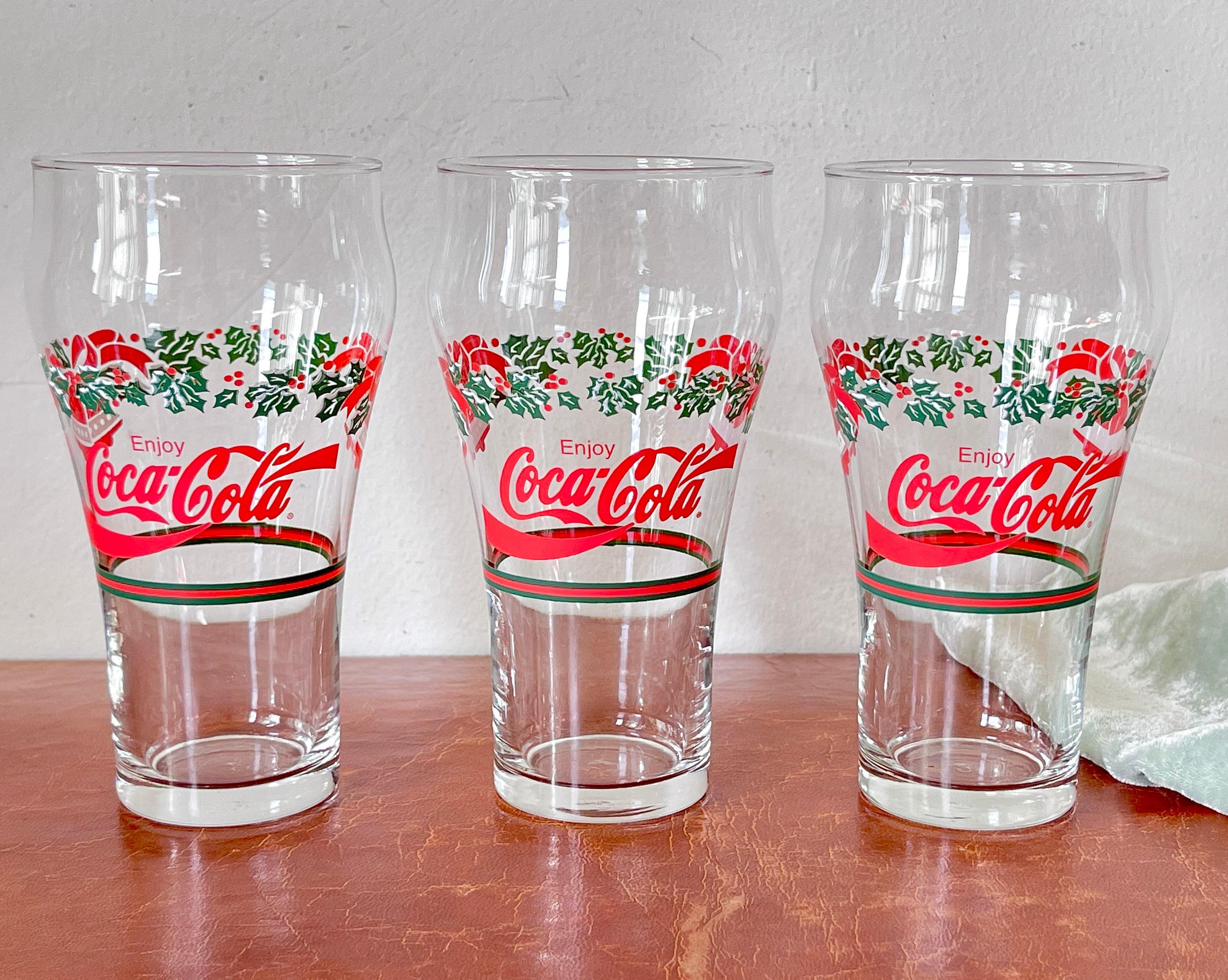 Three Vintage Coca-Cola Glasses | eBay