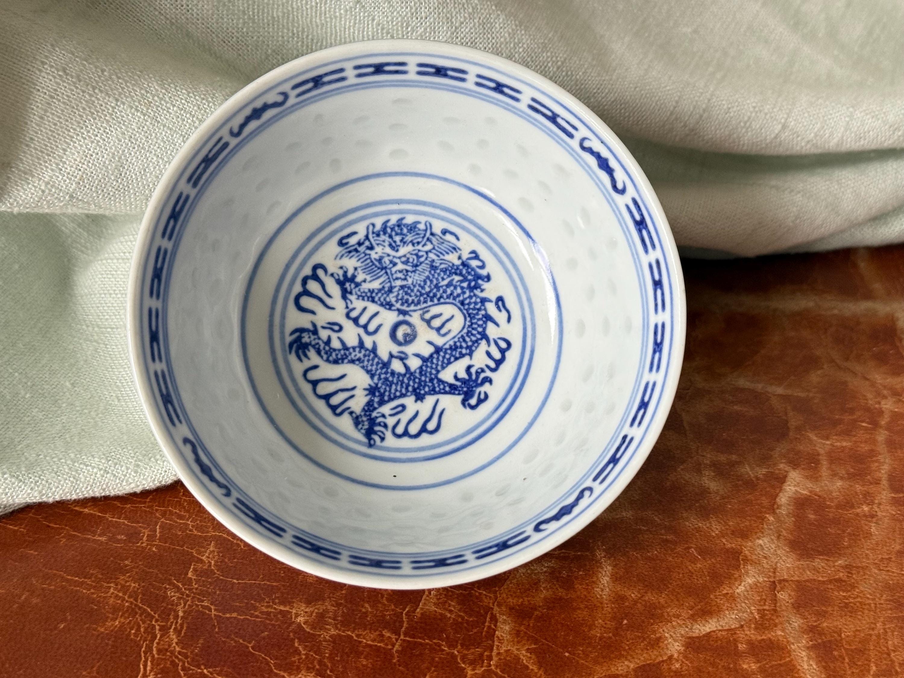 Chinese Dragon Bowl - Etsy