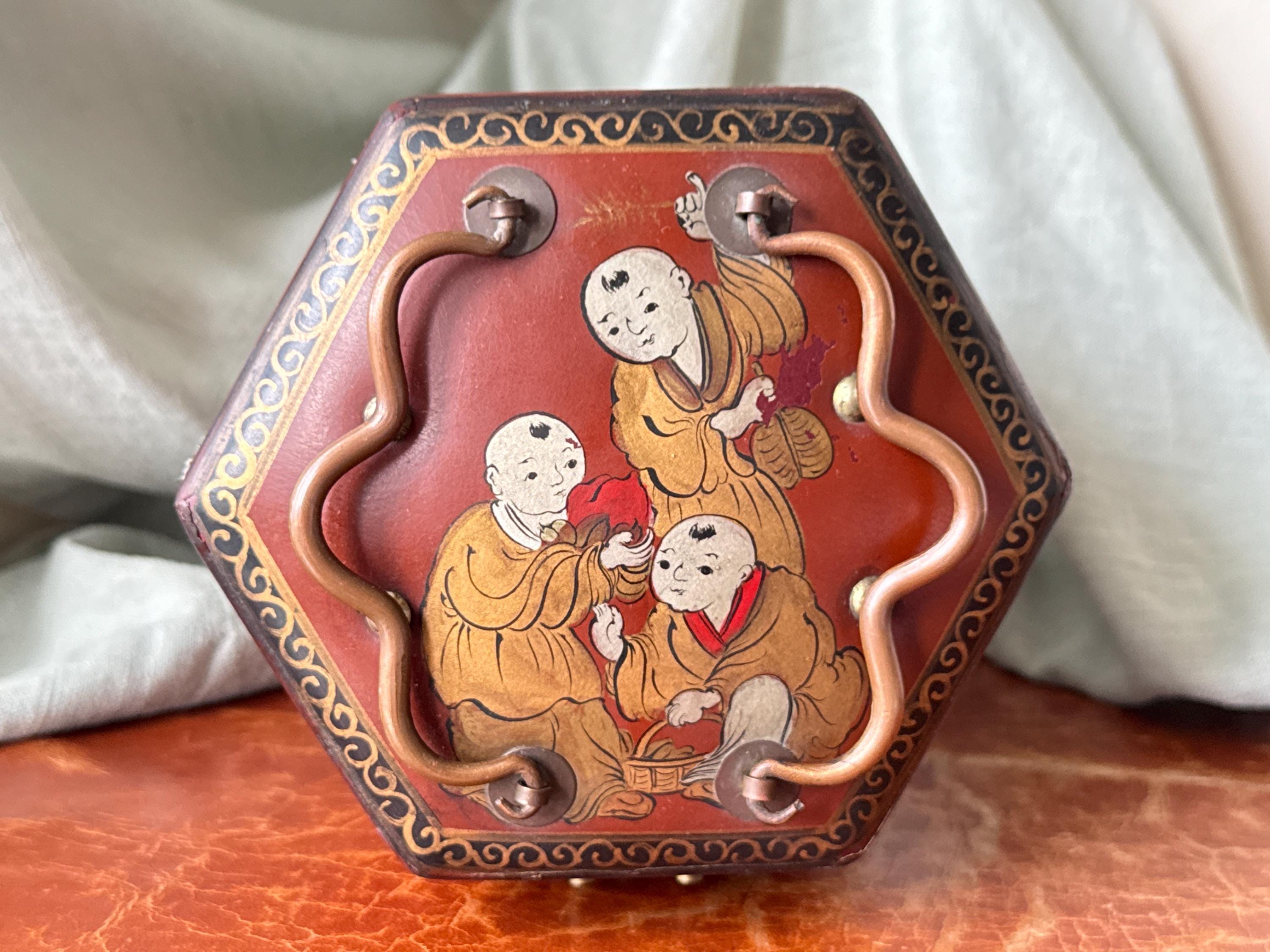 Chinese Leather Box - Etsy
