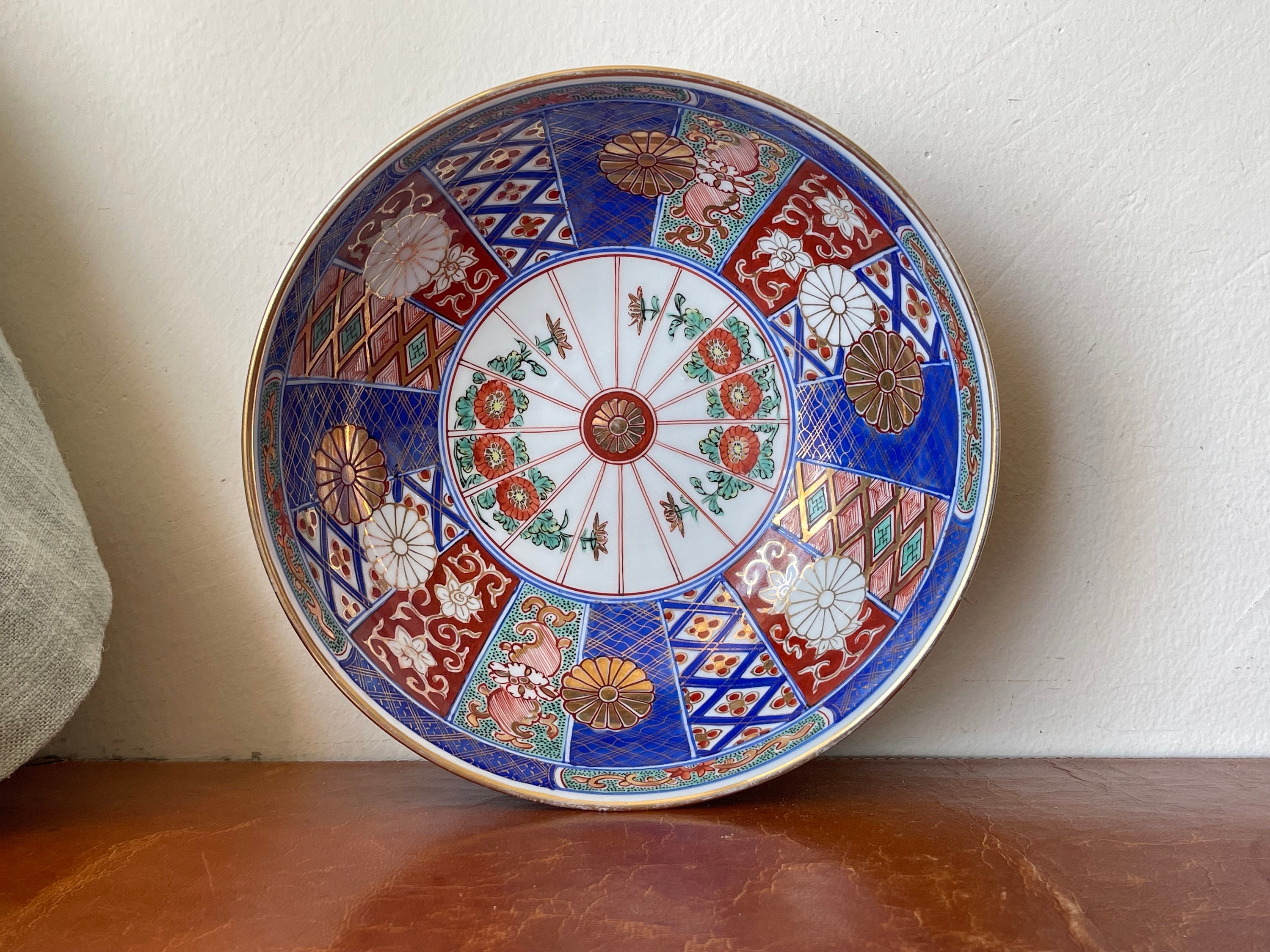 GOLD IMARI 古伊万里 有田焼 大皿 HandPainted Yahoo!オークション -「gold imari」(その他) (伊万里、有田)の