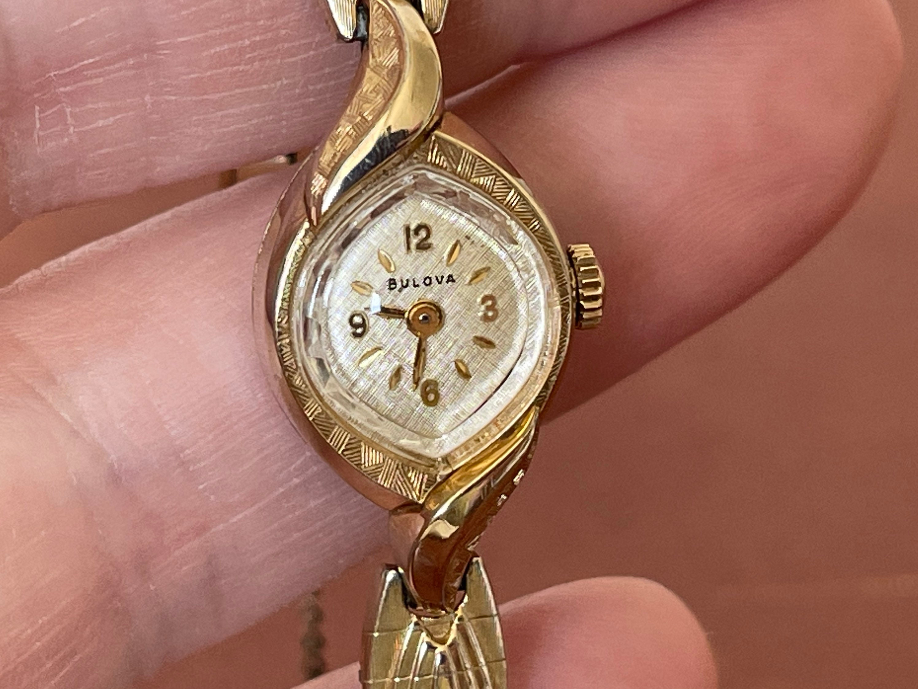 Bulova 24k gold shop watch