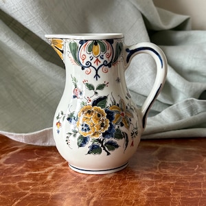Delft Polychrome Pitcher - Etsy