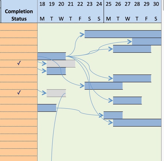 Wedding Gantt Chart