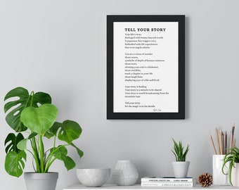 Tell Your Story Art Etsy