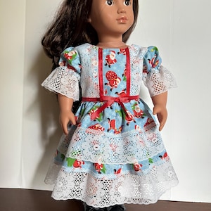 Christmas Dress for 18" Dolls
