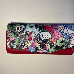 Cartera de mano necesaria NCW Pesadilla antes de Navidad Cartera de acordeón Jack Skellington