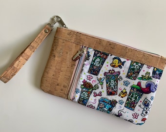 Zippy Clutch Disney Inspired Magical Cups Cork