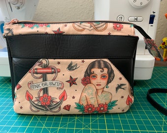 Beachcomber Purse Wristlet - Old School Tattoo - Capitano - Ancora