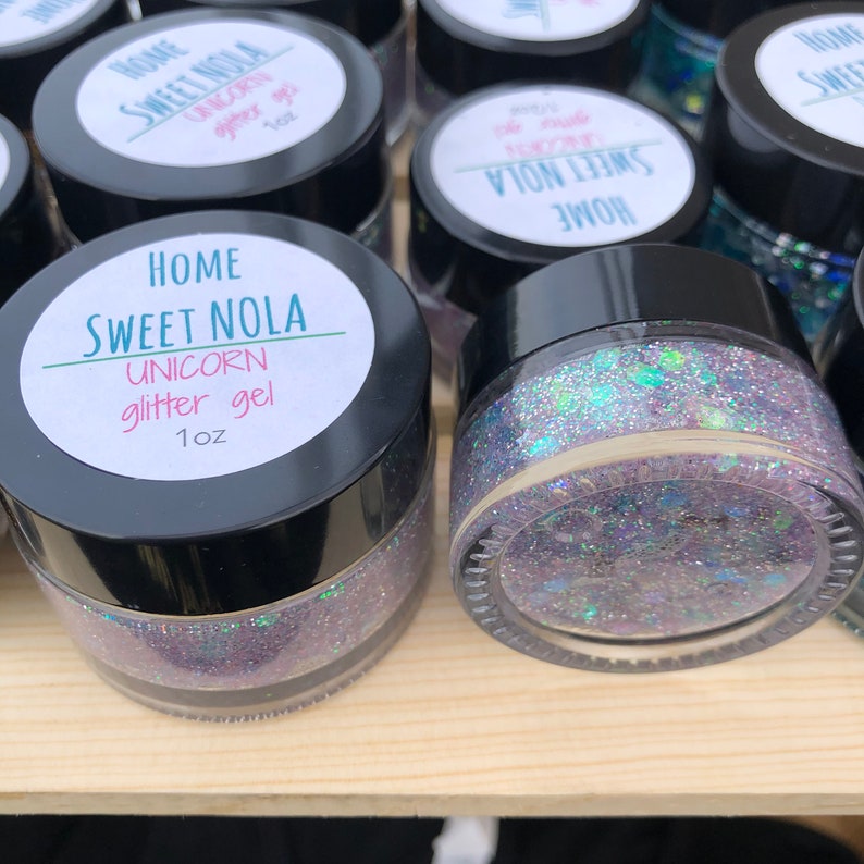 Unicorn Glitter Gel Etsy