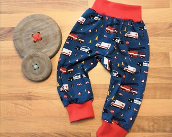 62//68*74//80*86//92*98//104*110//116 neu Sweat Pumphose Babyhose /"Sterne /" in d.Gr