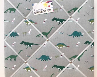 Dinosaur fabric memo board/ notice board