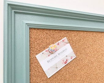 Solid wooden framed cork board / pin board / notice board