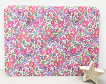 Liberty fabric memo board / notice board / girls decor / liberty of london