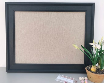Fabric Linen covered pin board / Notice board