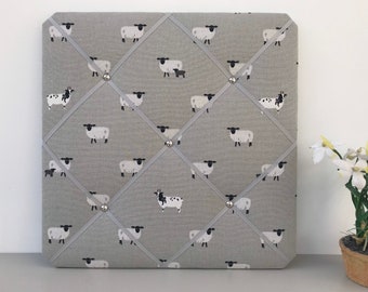 Sophie Allport Sheep fabric memo board / notice board