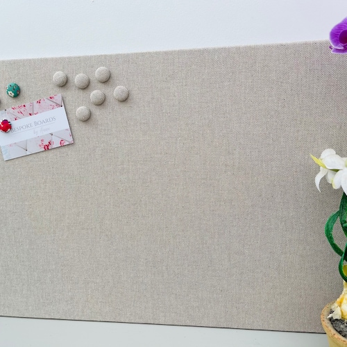 Linen Fabric Board / Notice Board Etsy UK