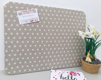 Star Fabric covered Notice board / pin board