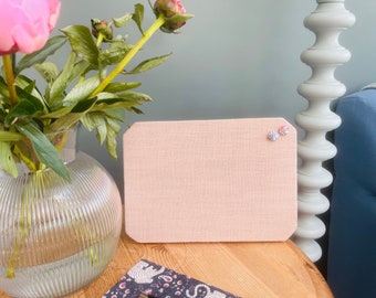 Mini desk noticeboard