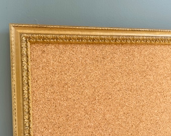 Ornate Gold framed pin board / notice board