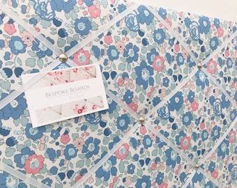 Liberty fabric memo board / notice board