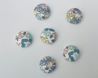 Liberty fabric drawing pins / push pins / magnets