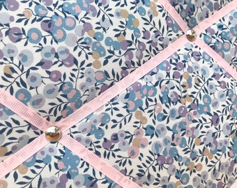 Liberty fabric memo board / notice board