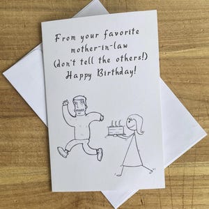 Cartões de aniversário engraçados para genro, Cartão de aniversário para sogra e genro, Cartões de aniversário para genro da sogra