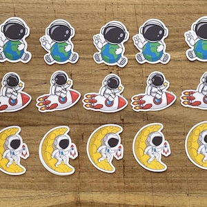 Astronauten-Konfetti, Konfetti zum Thema Weltraum, Konfetti zum Thema Astronaut, Konfetti für Kinderpartys, Party-Konfetti-Dekorationen