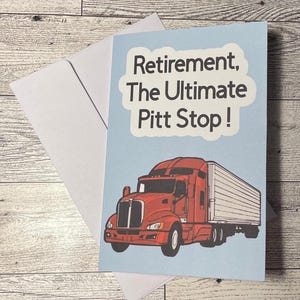Carte de chauffeur de camion à la retraite,Carte de retraite pour camionneur,Carte de voeux pour camionneur à la retraite,Carte de retraite pour chauffeur de camion,Carte d'adieu pour camionneur