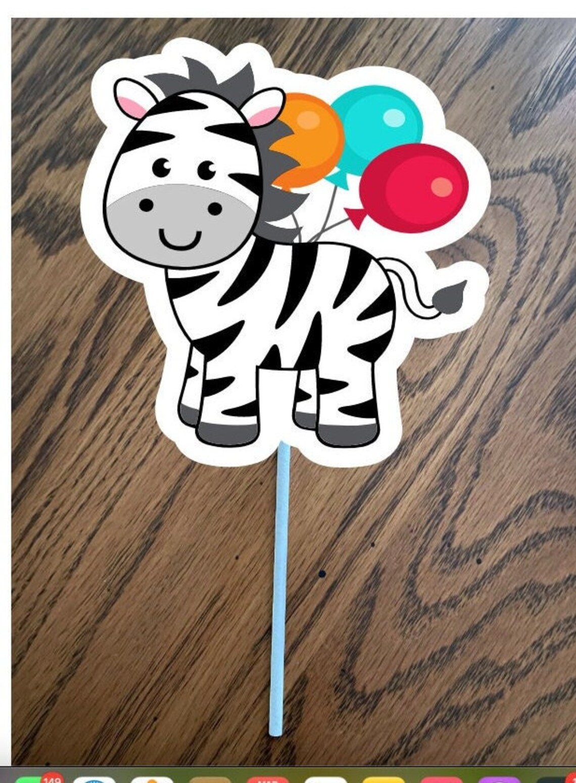Zebra Cake Topper, Zebra Themed Birthday, Zebra Decorations, Zebra