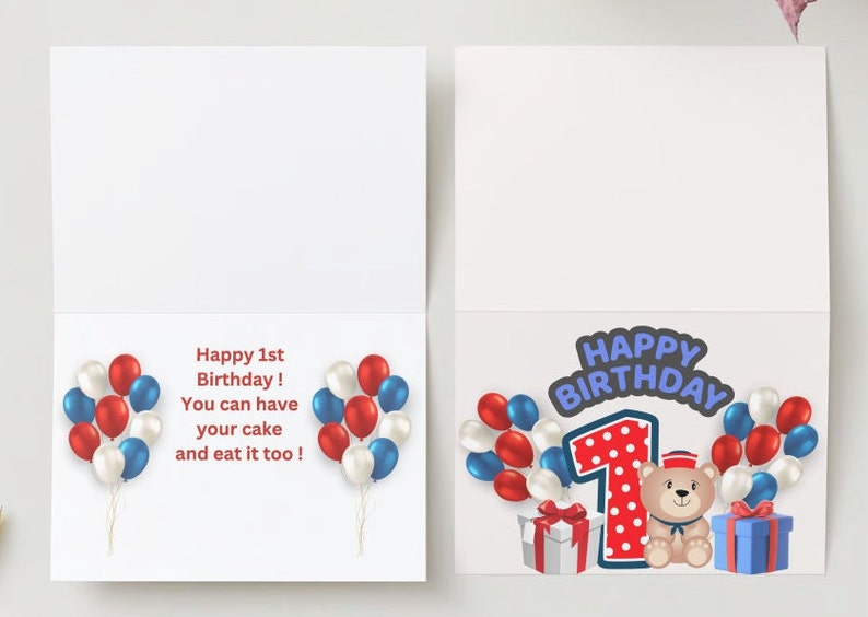 1st Birthday Card Printable First - Il 794xN.5286285324 9w4f 