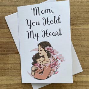 Muttertagskarte, Sentimentale Muttertagskarten, Herzliche Muttertagskarte, Anpassbare Muttertagskarte, Geburtstagskarte für Mama
