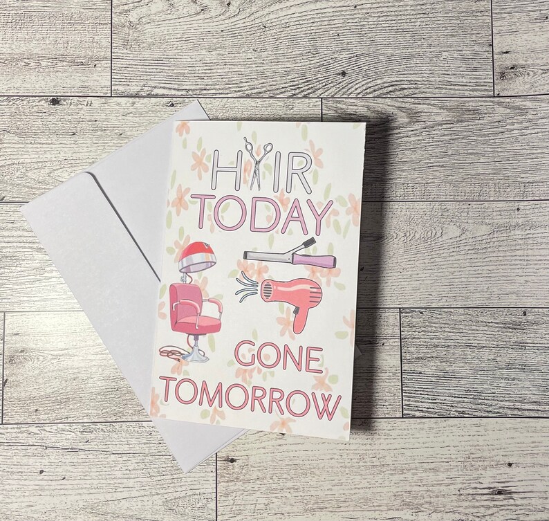 Hair Stylist Retirement Card,retirement Card for Hairdresser,stylist Retirement Greeting Card