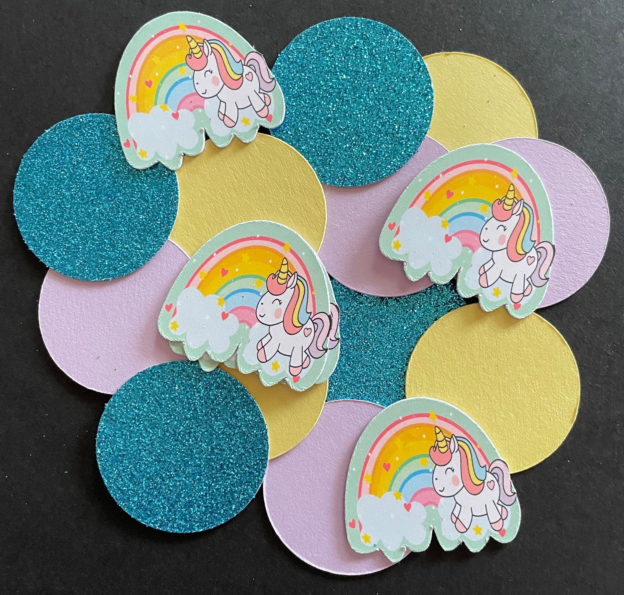 Unicorn Confetti Unicorn Table decorations Unicorn themed Birthday Unicorn Party Decorations