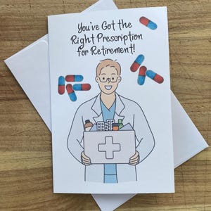Carte de retraite de pharmacien, Carte de retraite pour pharmacien, Carte de retraite de pharmacien drôle, Cadeau de retraite pour pharmacie