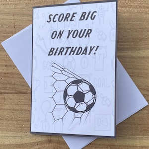 Soccer birthday card,soccer themed birthday greeting,soccer ball birthday card,soccer goal birthday card,soccer player birthday wishes