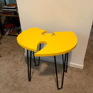 The Letter W Custom Table - Choose Your Size & Color