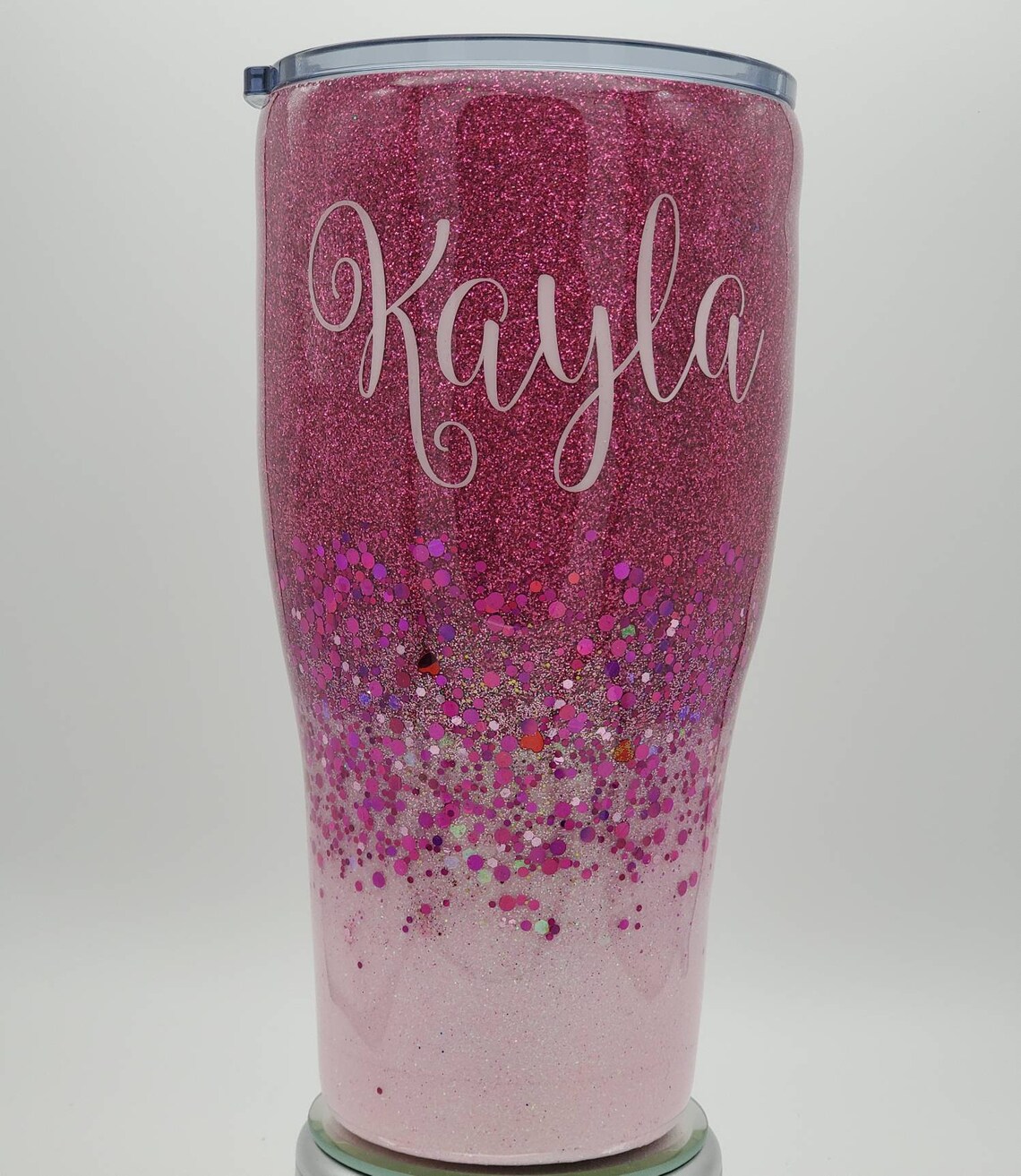 Personalized Custom Glitter Insulated Tumbler 30 ounce w/ lid Etsy