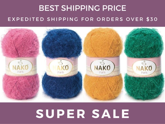Nako Paris | Crochet Yarn | Knitting yarn | DK & Light Worsted | Acrylic Yarn | Polyamid Yarn | Faux Fur Yarn | Winter Yarn